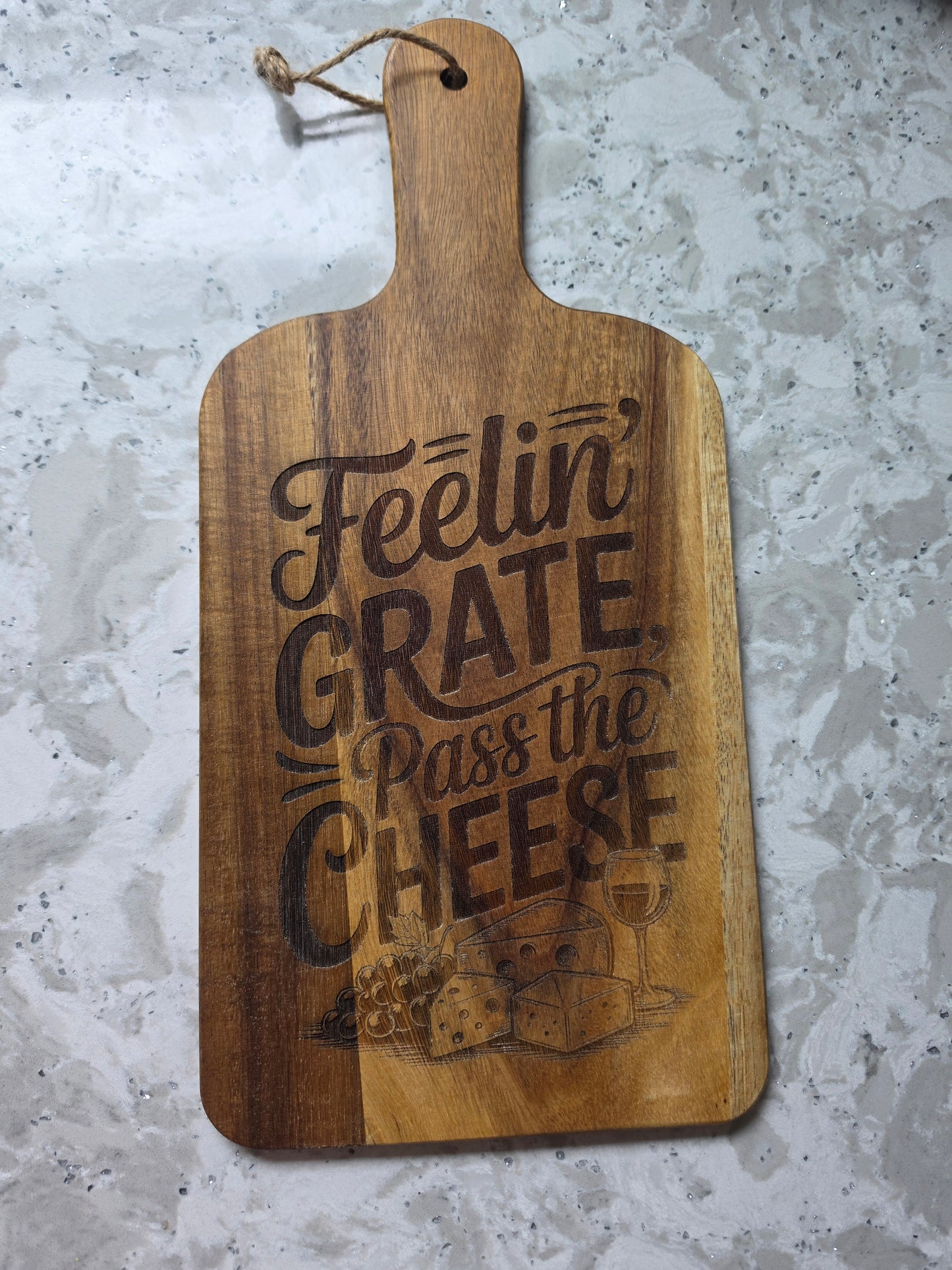 Feelin GRATE cutting board